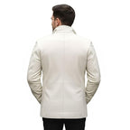 Apex Mantle premium designer long genuine leather coat for men, back view, by UrbanHides for customers in the UK, USA and Australia.