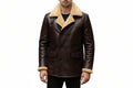 Artisan Pelt vintage dark brown long leather coat for men by UrbanHides, designed for customers in the UK, USA and Australia
