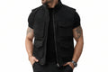 Alt text: Baron Craft Vintage Western Genuine Suede Leather Vest for Men – Custom Western Leather Apparel by UrbanHides