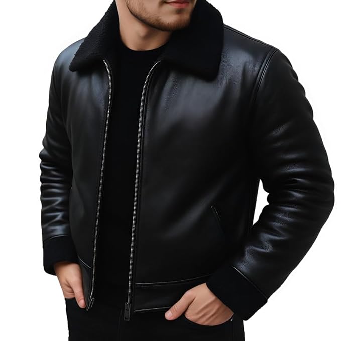 Blaze Rider Luxe Street Genuine Biker Leather Jacket