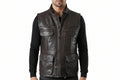 Bold Pelt Modern Slim Fit Designer Men’s Genuine Leather Vest – Custom Leather Apparel by UrbanHides