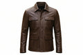 Chrome Trail Olive Men's Lambskin Leather Bomber Jacket Front View – Premium Genuine Leather Bomber Jacket by UrbanHides with Ribbed Collar, Zip Closure and Modern Casual Style