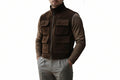 Falcon Edge Fringe Style Suede Leather Vest for Men – stylish men’s suede leather vest with western fringe detailing by Urbanhides, ideal for UK, USA and Australia.