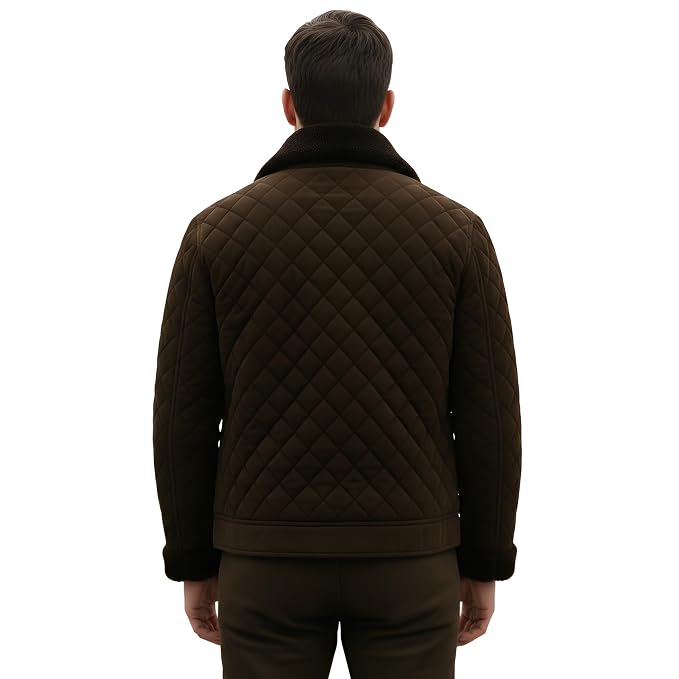 Heritage Craft Earth Tone Suede Leather Jacket