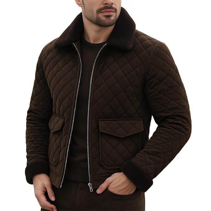 Heritage Craft Earth Tone Suede Leather Jacket