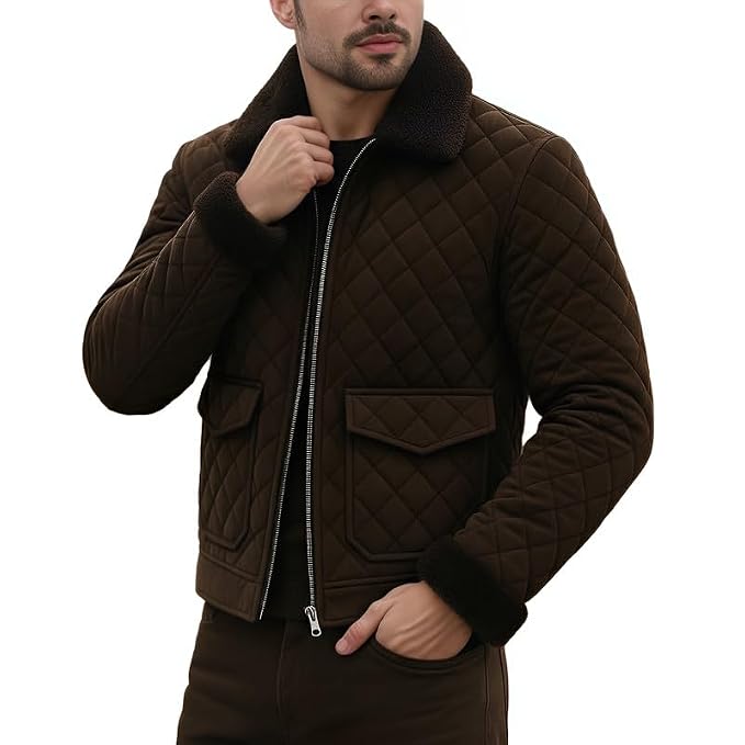 Heritage Craft Earth Tone Suede Leather Jacket