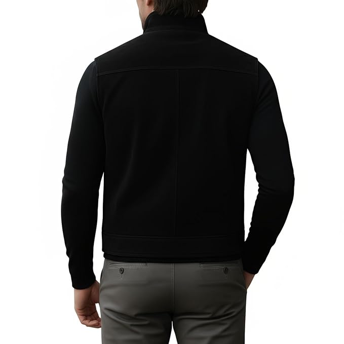 Night Craft Slim Fit Suede Leather Vest for Men – premium slim-fit suede leather vest back by Urbanhides, designed for modern men’s fashion in the UK, USA and Australia.