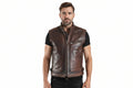Regal Forge Rugged Distressed Vintage Leather Vest for Men – premium distressed vintage leather vest by Urbanhides, featuring rugged styling for men in the UK, USA and Australia.