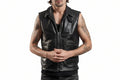 Timber Grain Adventure Rider Men’s Leather Vest – premium men’s leather riding vest by Urbanhides, featuring rugged adventure-inspired styling for customers in the UK, USA and Australia.