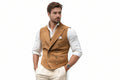 True Grain Classic Suede Leather Vest for Men – premium classic suede leather vest by Urbanhides, designed for timeless men’s fashion in the UK, USA and Australia.