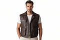 Urban Thread Vintage Real Leather Vest for Men – premium vintage real leather vest by Urbanhides, featuring timeless styling for men in the UK, USA and Australia.