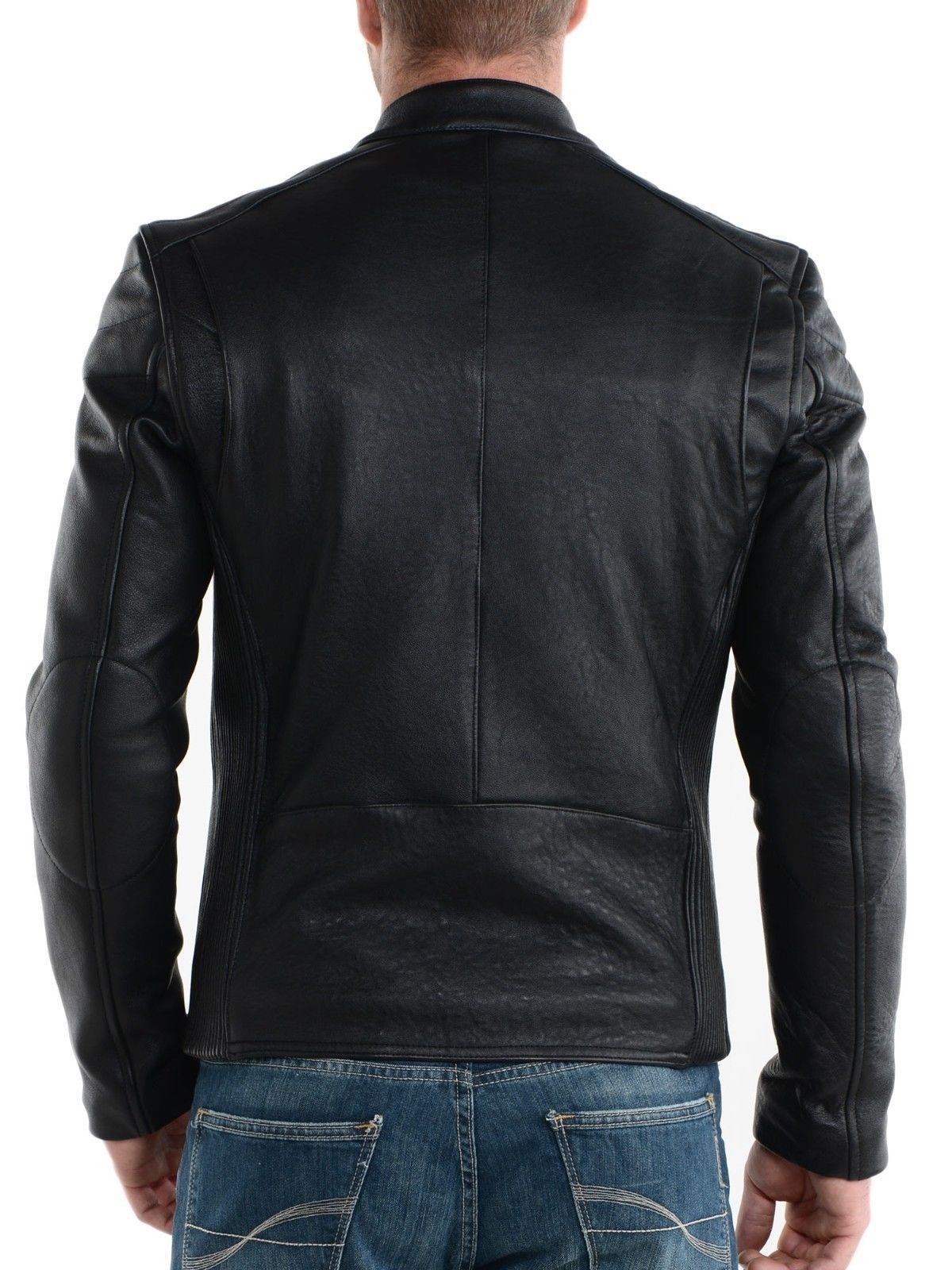 Urban Outlaw Leather Biker Jacket for Men