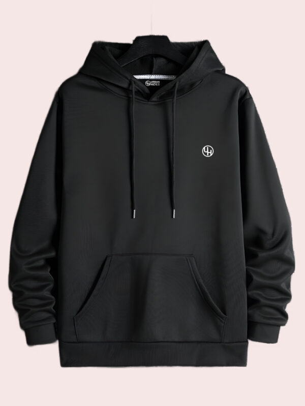 Urbanhides Black Hoodie T-Shirt