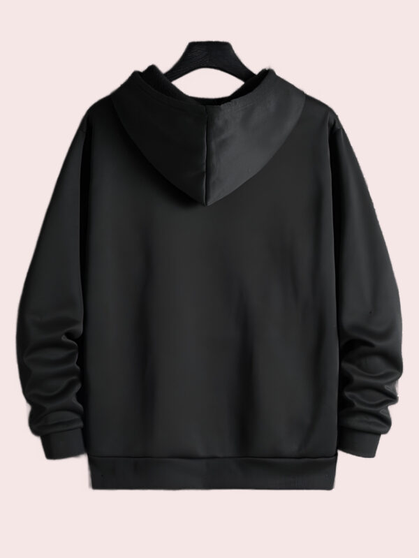 Urbanhides Black Hoodie T-Shirt - Image 3