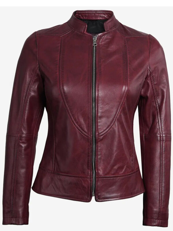 Modern Elegance Custom Leather Jacket for Women