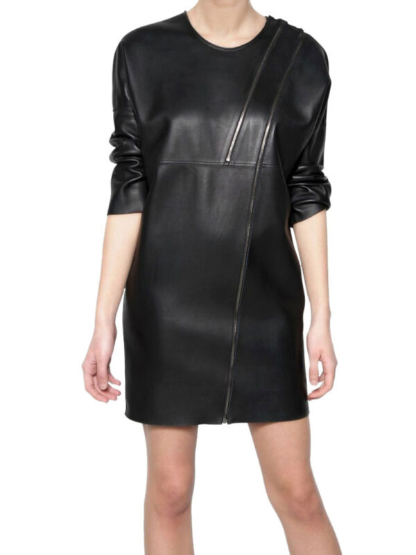 Urban Grace Leather Dress Front