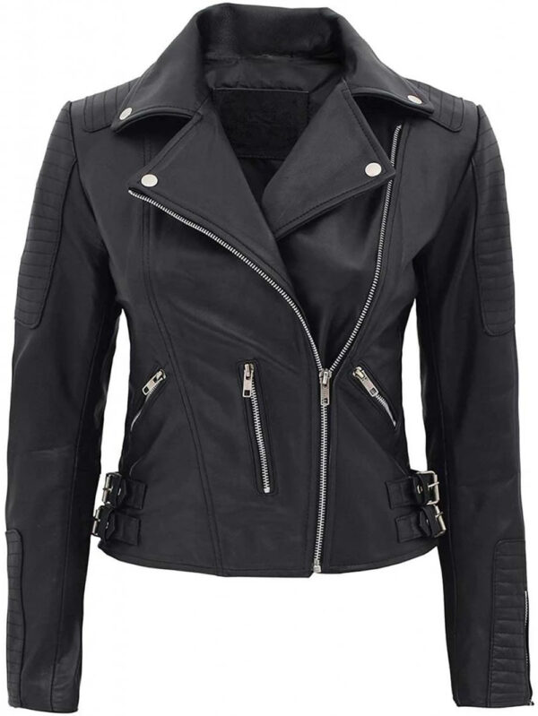 UrbanHides BladePulse Custom-Made Women's Leather Jacket